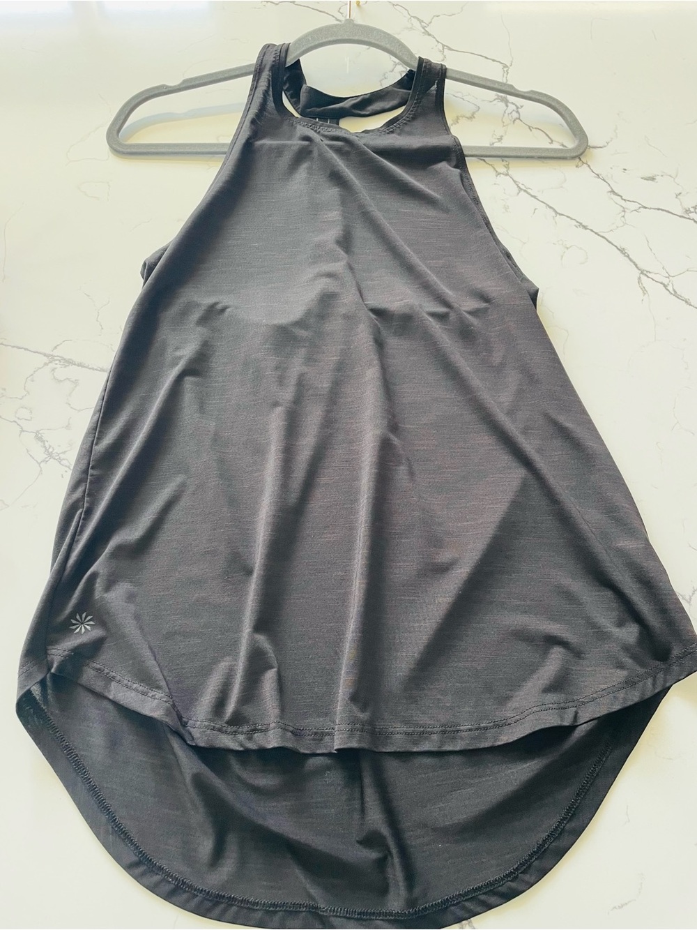 Women's Black High-Neck Athleta Tank Top